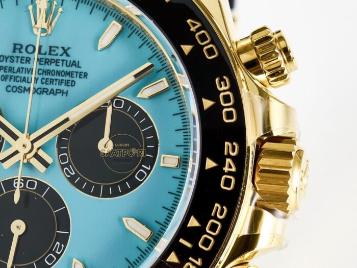 Rolex Daytona 126518LN Tiffany Blue Oysterflex 4131 Super Clone Eta