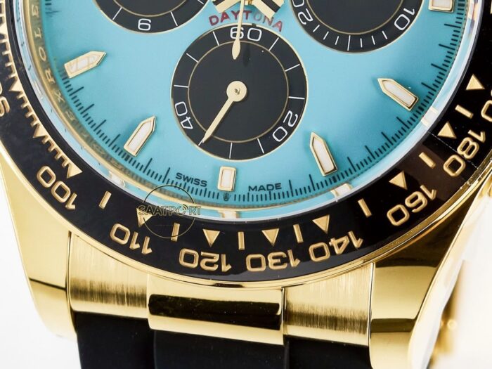 Rolex Daytona 126518LN Tiffany Blue Oysterflex 4131 Super Clone Eta