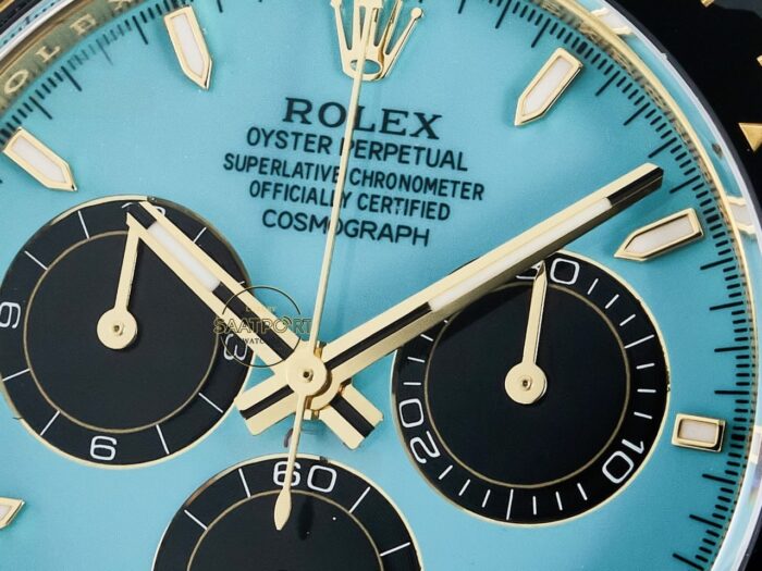 Rolex Daytona 126518LN Tiffany Blue Oysterflex 4131 Super Clone Eta