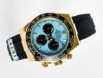 Rolex Daytona 126518LN Tiffany Blue Oysterflex 4131 Super Clone Eta