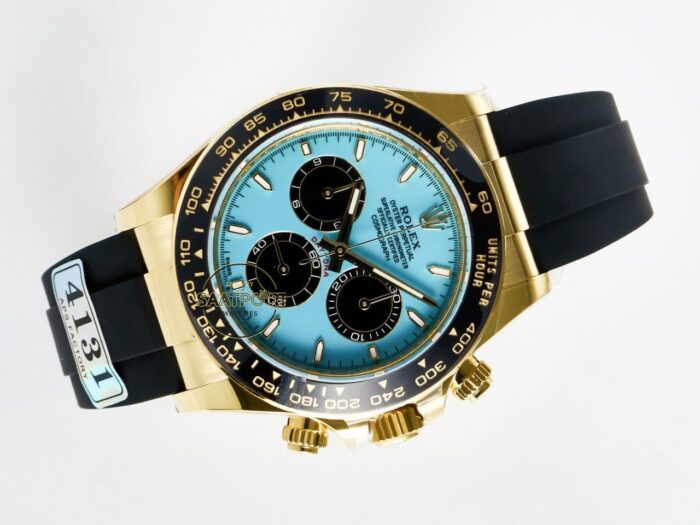 Rolex Daytona 126518LN Tiffany Blue Oysterflex 4131 Super Clone Eta