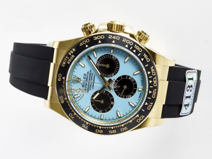 Rolex Daytona 126518LN Tiffany Blue Oysterflex 4131 Super Clone Eta
