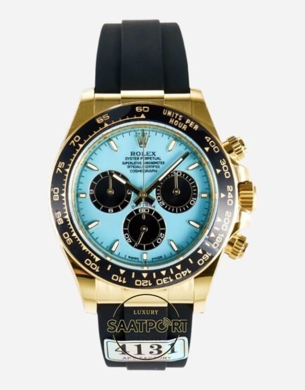 Rolex Daytona 126518LN Tiffany Blue Oysterflex 4131 Super Clone Eta