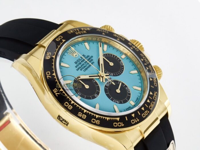 Rolex Daytona 126518LN Tiffany Blue Oysterflex 4131 Super Clone Eta