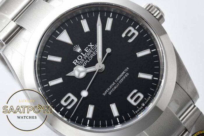 Rolex Explorer 224270 Black Dial Clean Factory 40 mm 3230 Super Clone ETA