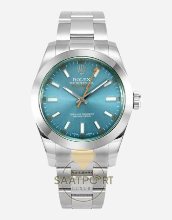 Rolex Milgauss 116400GV Mavi Kadran VSF Factory Super Clone Eta