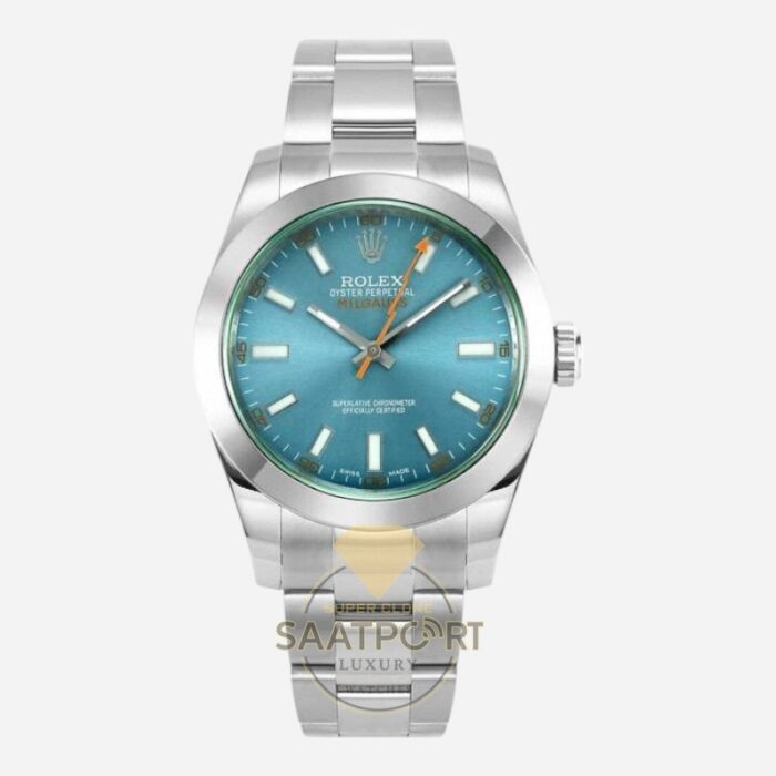 Rolex Milgauss 116400GV Mavi Kadran VSF Factory Super Clone Eta
