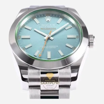 Rolex Milgauss 116400GV Mavi Kadran VSF Factory Super Clone Eta