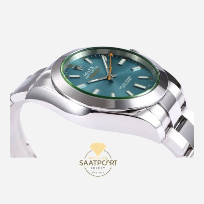 Rolex Milgauss 116400GV Mavi Kadran VSF Factory Super Clone Eta