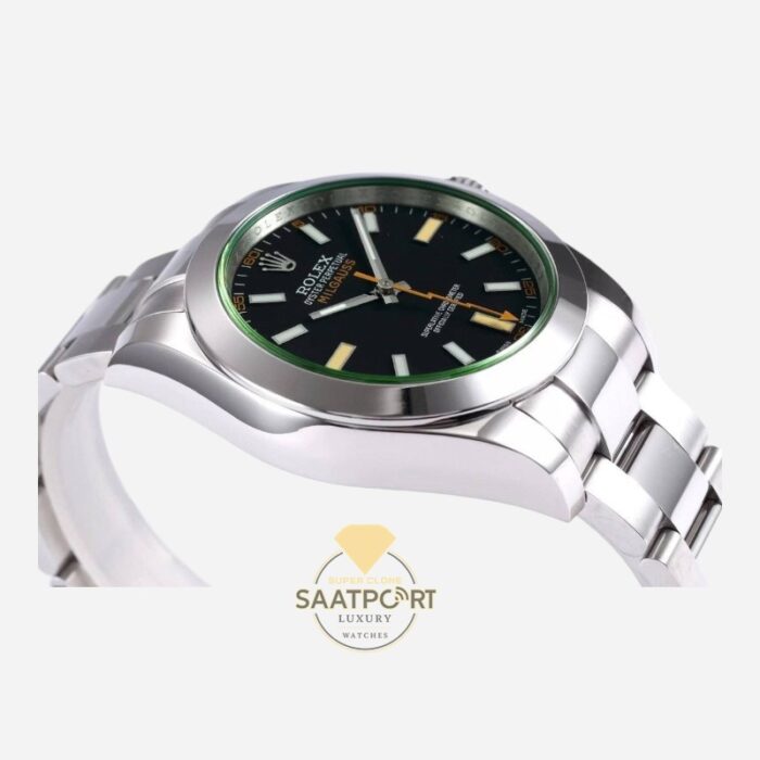 Rolex Milgauss 116400GV Siyah Kadran VSF Factory Super Clone Eta