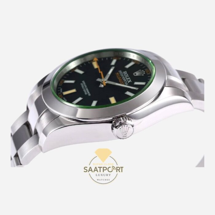 Rolex Milgauss 116400GV Siyah Kadran VSF Factory Super Clone Eta