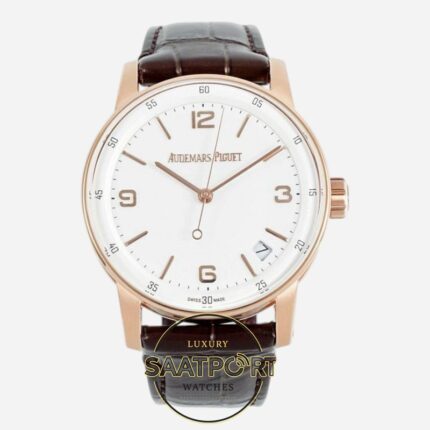 Audemars Piguet CODE 11.59 Beyaz Kadran 15210OR 41mm Rose APS Factory 4302 Super Clone ETA