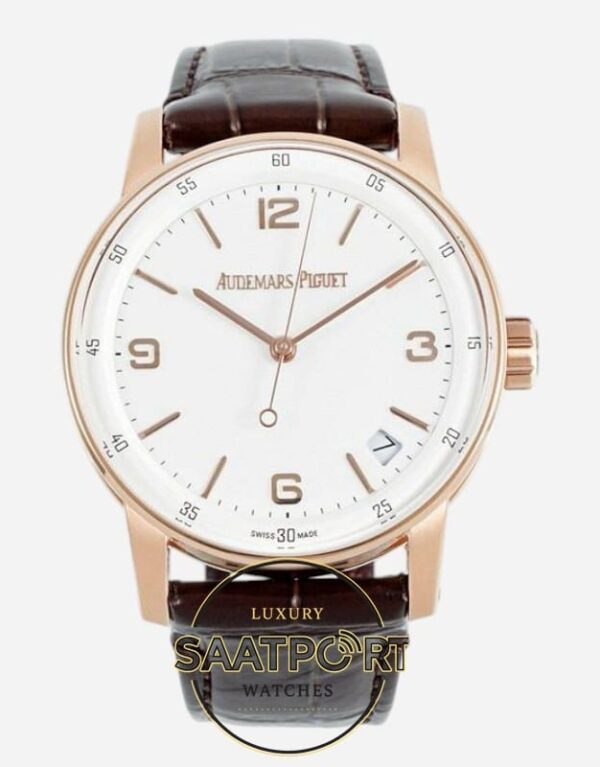 Audemars Piguet CODE 11.59 Beyaz Kadran 15210OR 41mm Rose APS Factory 4302 Super Clone ETA
