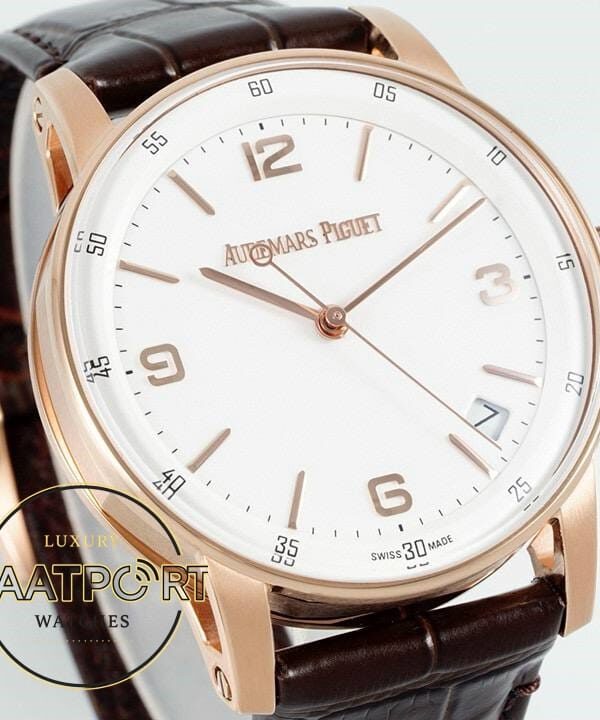 Audemars Piguet CODE 11.59 Beyaz Kadran 15210OR 41mm Rose APS Factory 4302 Super Clone ETA