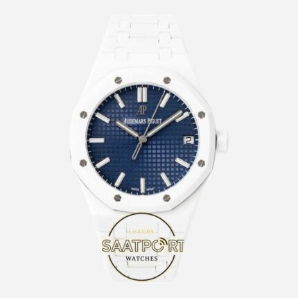 Audemars Piguet Royal Oak 15503BC Mavi Kadran APS Factory Full Seramik 4302 Super Clone ETA