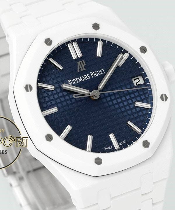Audemars Piguet Royal Oak 15503BC Mavi Kadran APS Factory Full Seramik 4302 Super Clone ETA