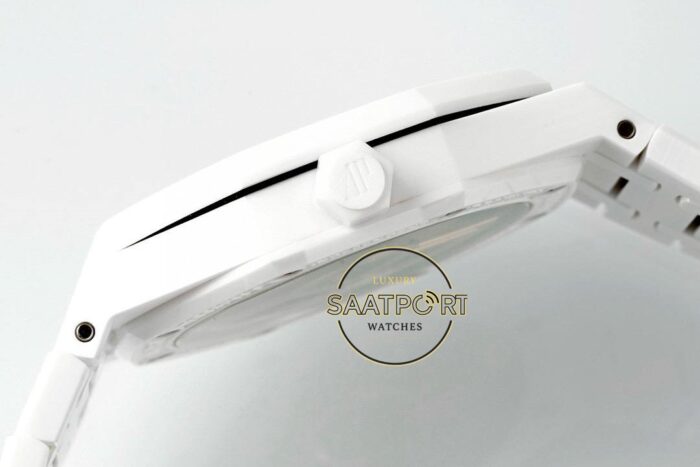 Audemars Piguet Royal Oak 15503BC Mavi Kadran APS Factory Full Seramik 4302 Super Clone ETA