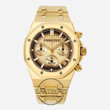 Audemars Piguet Royal Oak 26240BA Siyah Kenar Gold Kadran APS Factory 4401 Super Clone ETA