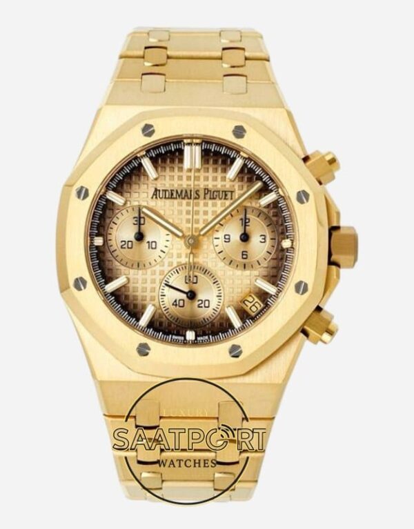 Audemars Piguet Royal Oak 26240BA Siyah Kenar Gold Kadran APS Factory 4401 Super Clone ETA