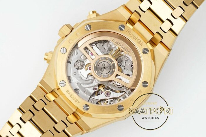 Audemars Piguet Royal Oak 26240BA Siyah Kenar Gold Kadran APS Factory 4401 Super Clone ETA