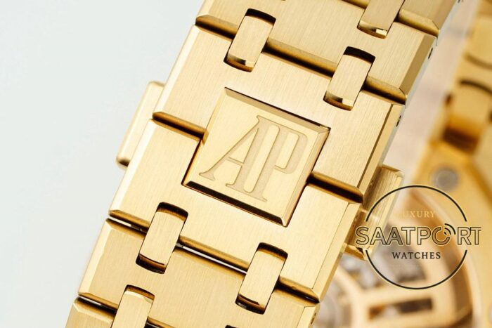 Audemars Piguet Royal Oak 26240BA Siyah Kenar Gold Kadran APS Factory 4401 Super Clone ETA