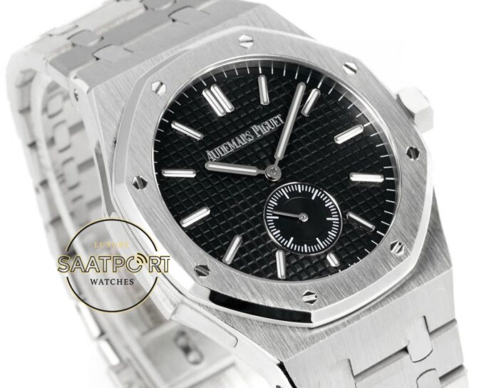 Audemars Piguet Royal Oak 26591TI Minute 42mm Siyah Kadran APS Factory 2959 Super Clone ETA