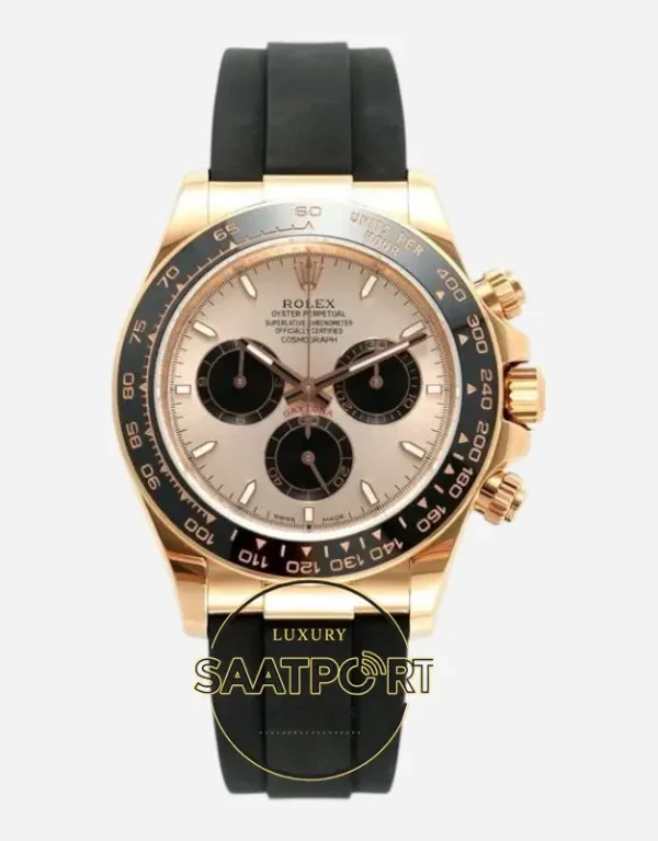 Rolex Daytona 126515 Rose 904L Pink Dial Oysterflex 4131 Super Clone ETA