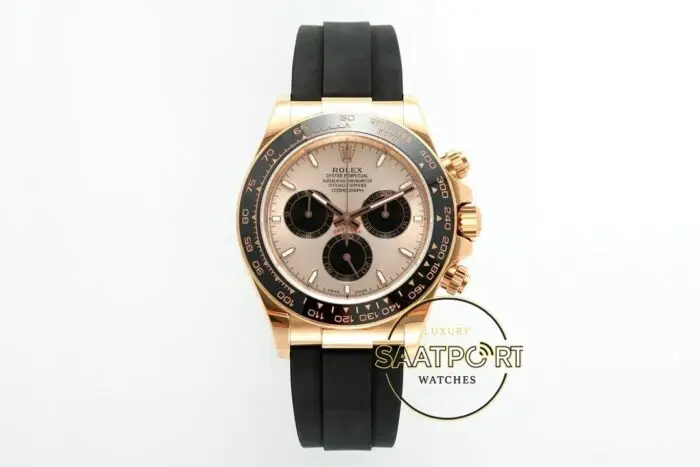Rolex Daytona 126515 Rose 904L Pink Dial Oysterflex 4131 Super Clone ETA