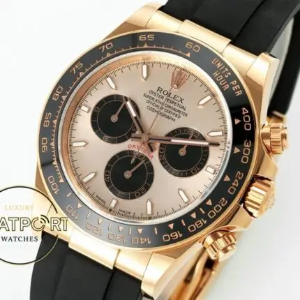 Rolex Daytona 126515 Rose 904L Pink Dial Oysterflex 4131 Super Clone ETA