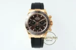Rolex Daytona 126515LN Chocolate Kadran Rose 904L Case Oysterflex 4131 Super Clone ETA