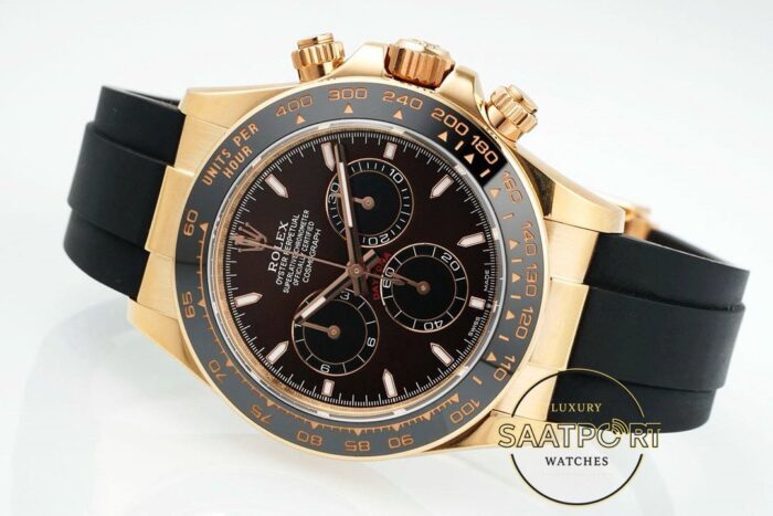 Rolex Daytona 126515LN Chocolate Kadran Rose 904L Case Oysterflex 4131 Super Clone ETA