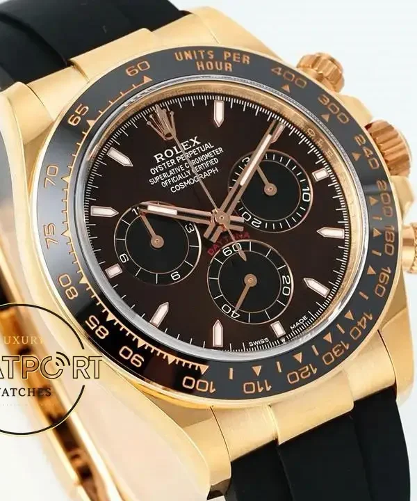 Rolex Daytona 126515LN Chocolate Kadran Rose 904L Case Oysterflex 4131 Super Clone ETA
