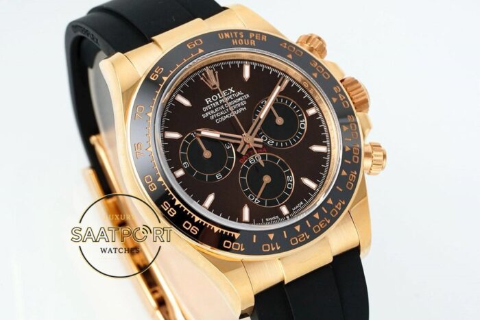 Rolex Daytona 126515LN Chocolate Kadran Rose 904L Case Oysterflex 4131 Super Clone ETA