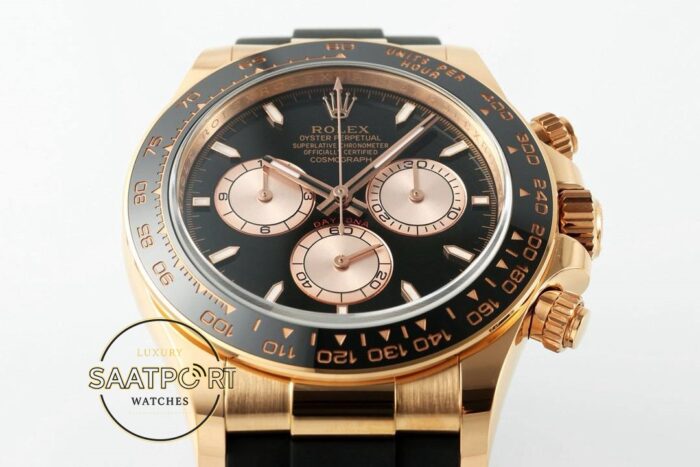 Rolex Daytona 126515LN Rose 904L Kasa Oysterflex 4131 Super Clone ETA
