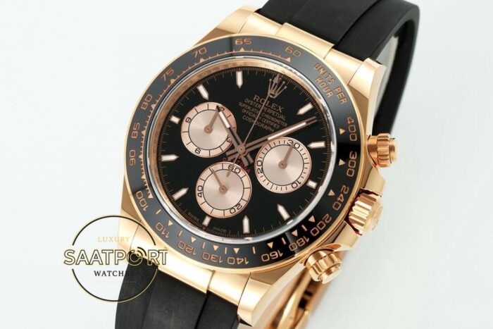 Rolex Daytona 126515LN Rose 904L Kasa Oysterflex 4131 Super Clone ETA
