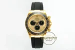 Rolex Daytona 126518 Gold 904L Kasa Gold Kadran Oysterflex 4131 Super Clone ETA