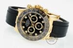 Rolex Daytona 126518LN Diamond Siyah Kadran Oysterflex 4131 Super Clone ETA
