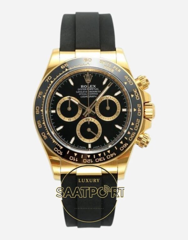 Rolex Daytona 126518LN Gold 904L Kasa Oysterflex 4131 Super Clone ETA