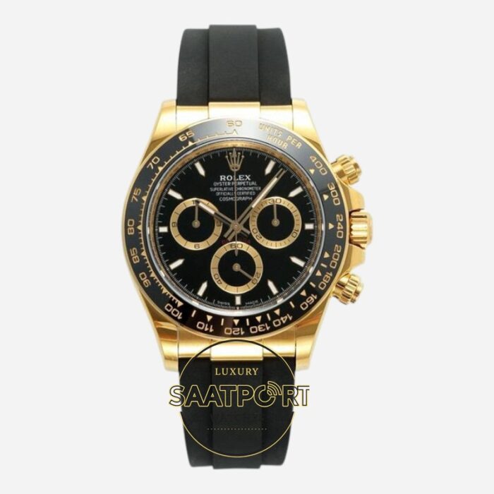 Rolex Daytona 126518LN Gold 904L Kasa Oysterflex 4131 Super Clone ETA