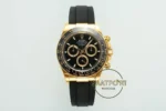 Rolex Daytona 126518LN Gold 904L Kasa Oysterflex 4131 Super Clone ETA