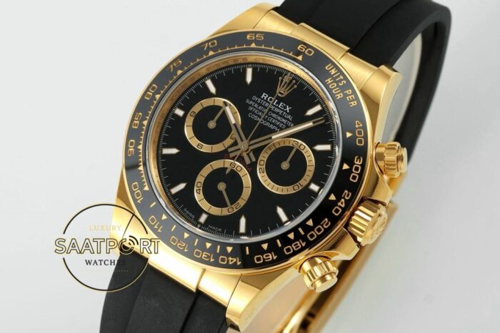 Rolex Daytona 126518LN Gold 904L Kasa Oysterflex 4131 Super Clone ETA