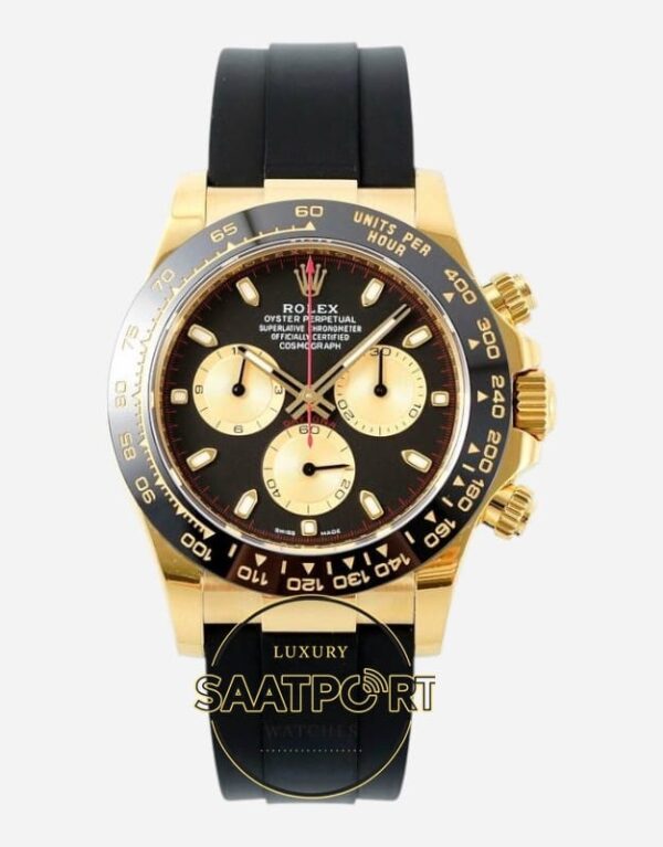 Rolex Daytona 126518LN Gold Gösterge Oysterflex 4131 Super Clone ETA