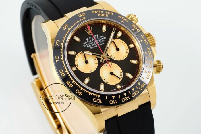 Rolex Daytona 126518LN Gold Gösterge Oysterflex 4131 Super Clone ETA