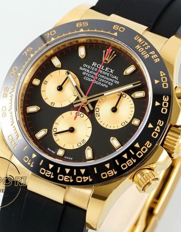 Rolex Daytona 126518LN Gold Gösterge Oysterflex 4131 Super Clone ETA