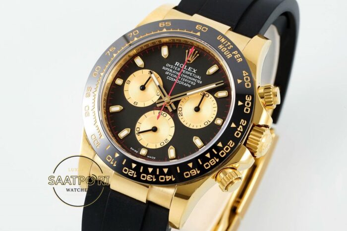 Rolex Daytona 126518LN Gold Gösterge Oysterflex 4131 Super Clone ETA