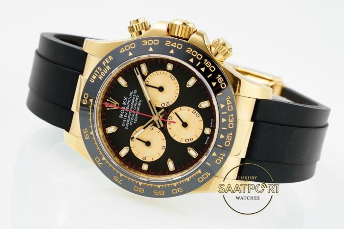 Rolex Daytona 126518LN Gold Gösterge Oysterflex 4131 Super Clone ETA