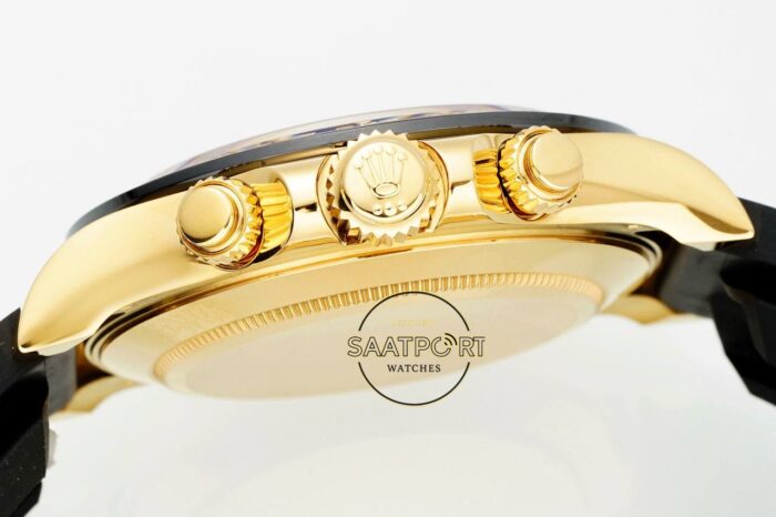 Rolex Daytona 126518LN Gold Gösterge Oysterflex 4131 Super Clone ETA