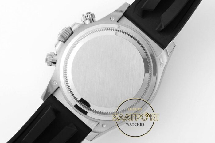 Rolex Daytona 126519LN Diamond Siyah Kadran Oysterflex 4131 Super Clone ETA