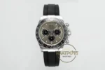 Rolex Daytona 126519LN Silver Dial 904L Case Oysterflex 4131 Super Clone ETA