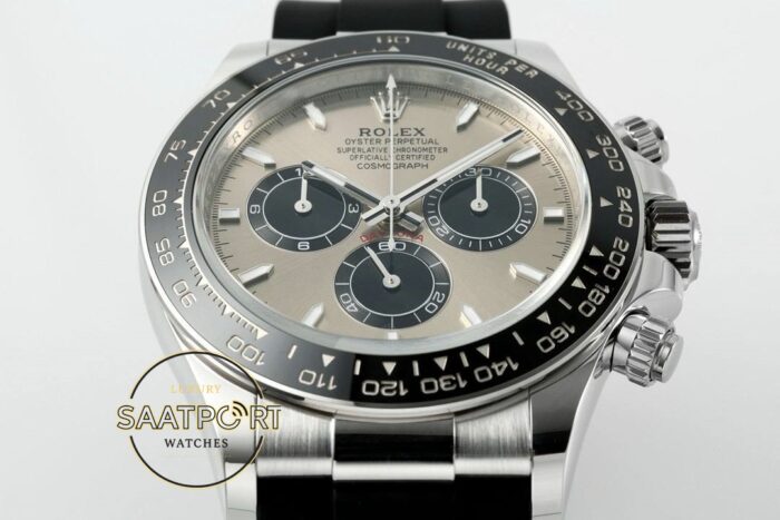 Rolex Daytona 126519LN Silver Dial 904L Case Oysterflex 4131 Super Clone ETA